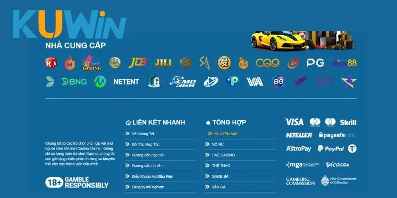 Kuwin là đối tác của loạt thương hiệu có tiếng trong giới